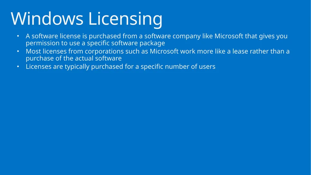 Exam Prep: Microsoft Technology Associate 98-366: - slide 38 of 43