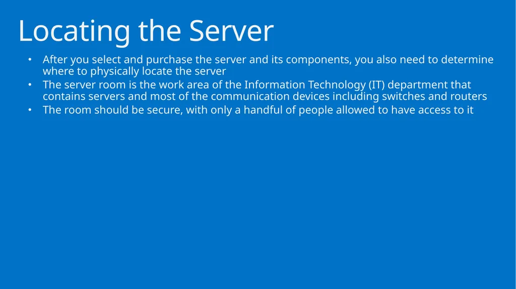 Exam Prep: Microsoft Technology Associate 98-366: - slide 22 of 43