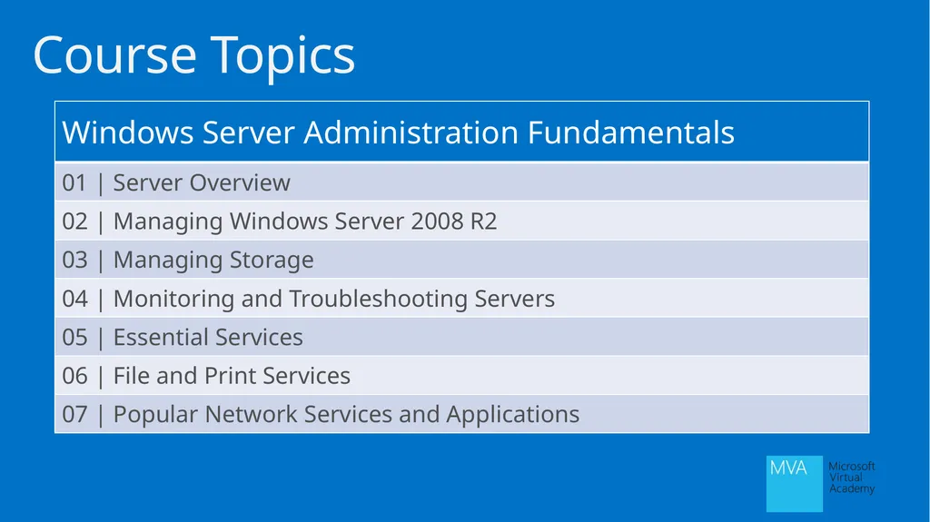 Exam Prep: Microsoft Technology Associate 98-366: - slide 4 of 43