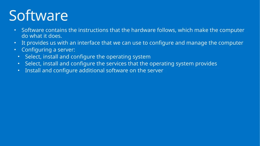 Exam Prep: Microsoft Technology Associate 98-366: - slide 23 of 43