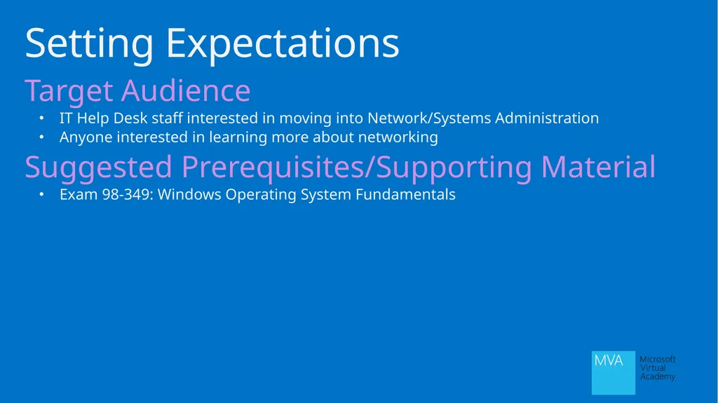 Exam Prep: Microsoft Technology Associate 98-366: - slide 5 of 43