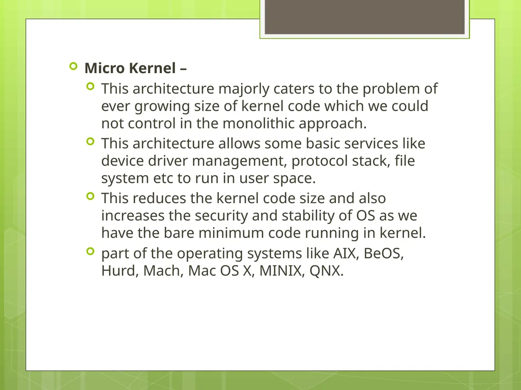 Lab 2 – Operating Systems CSCI 6303 – Principles - slide 49 of 56