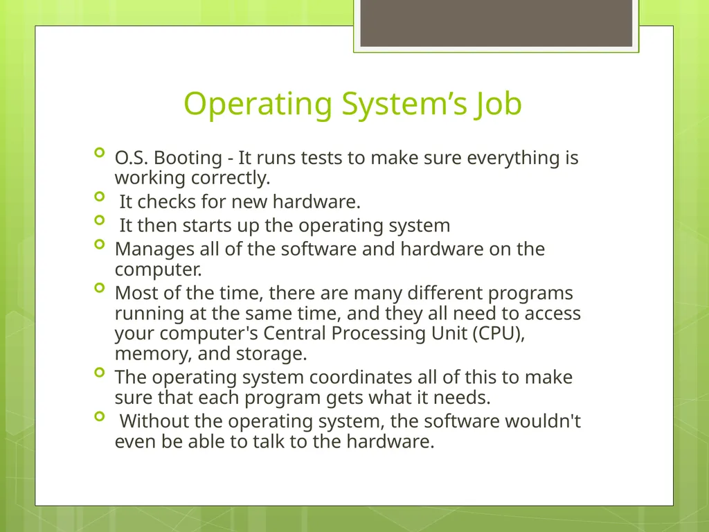 Lab 2 – Operating Systems CSCI 6303 – Principles - slide 26 of 56