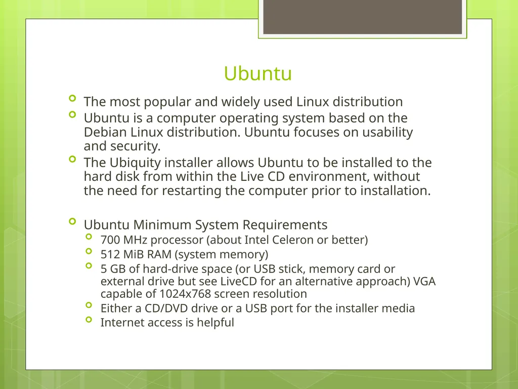 Lab 2 – Operating Systems CSCI 6303 – Principles - slide 46 of 56