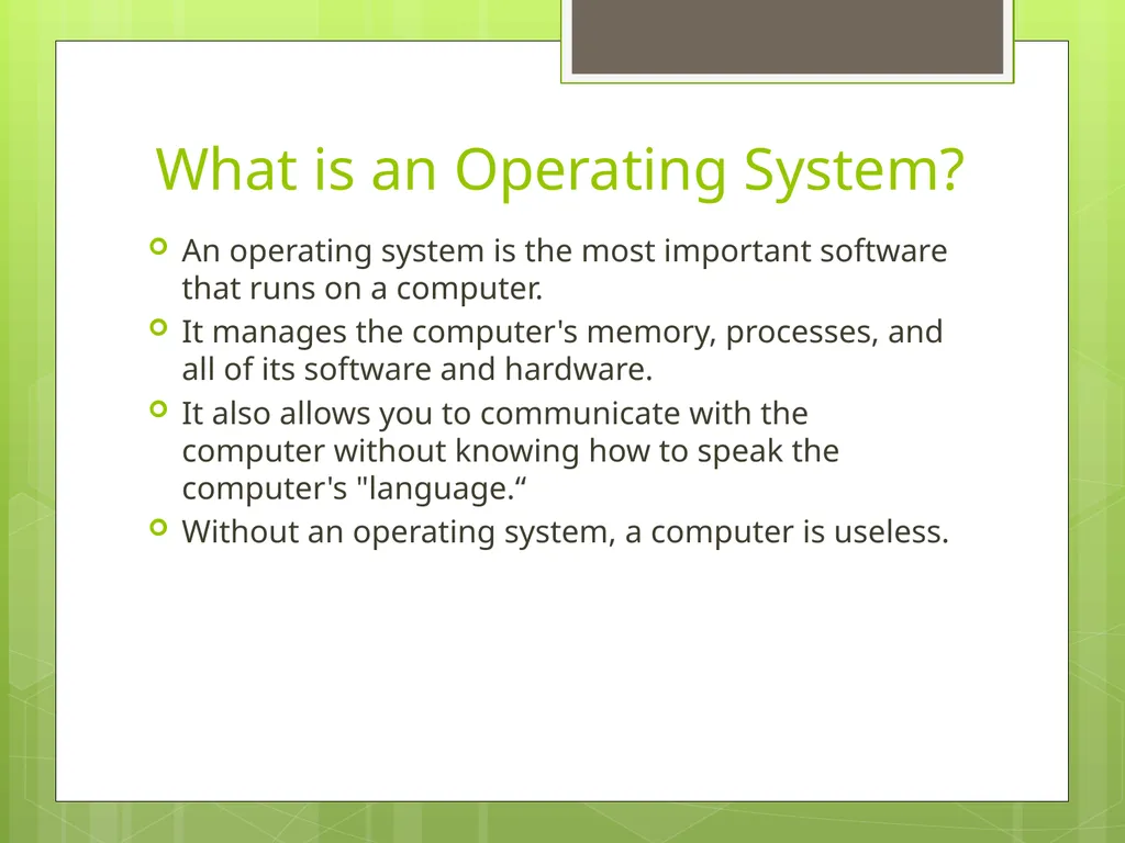 Lab 2 – Operating Systems CSCI 6303 – Principles - slide 25 of 56