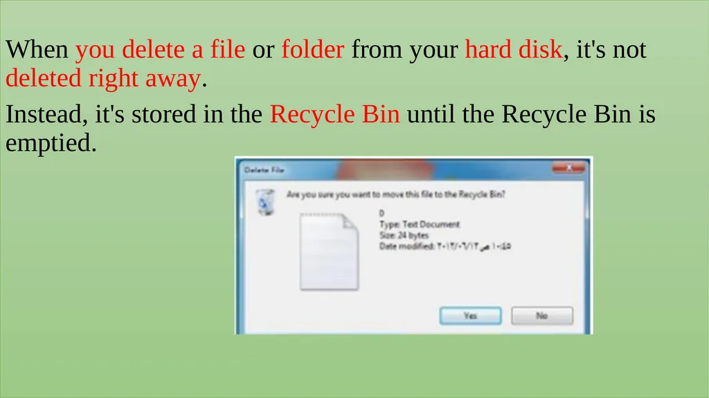 Dialog boxes A dialog box is a special type of - slide 10 of 16