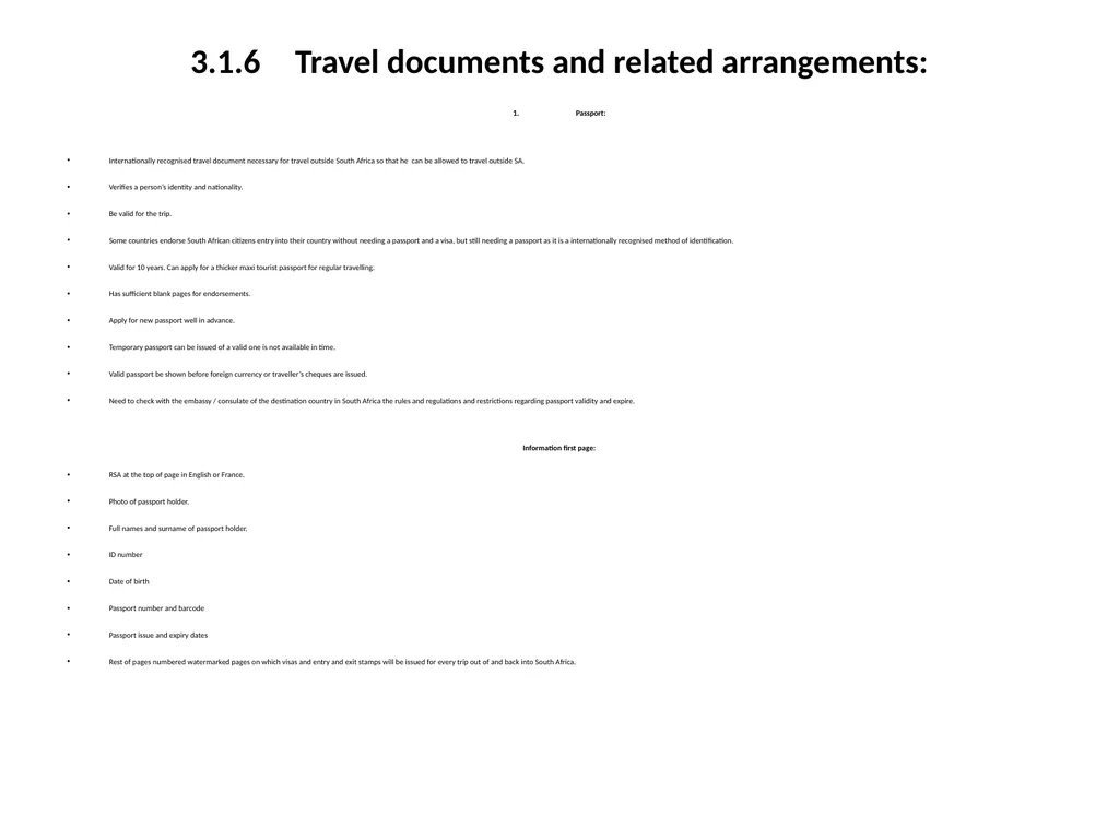 OFFICE PRACTICE N5 TOPIC 5: ASSISTING WITH TRAVEL - slide 15 of 34
