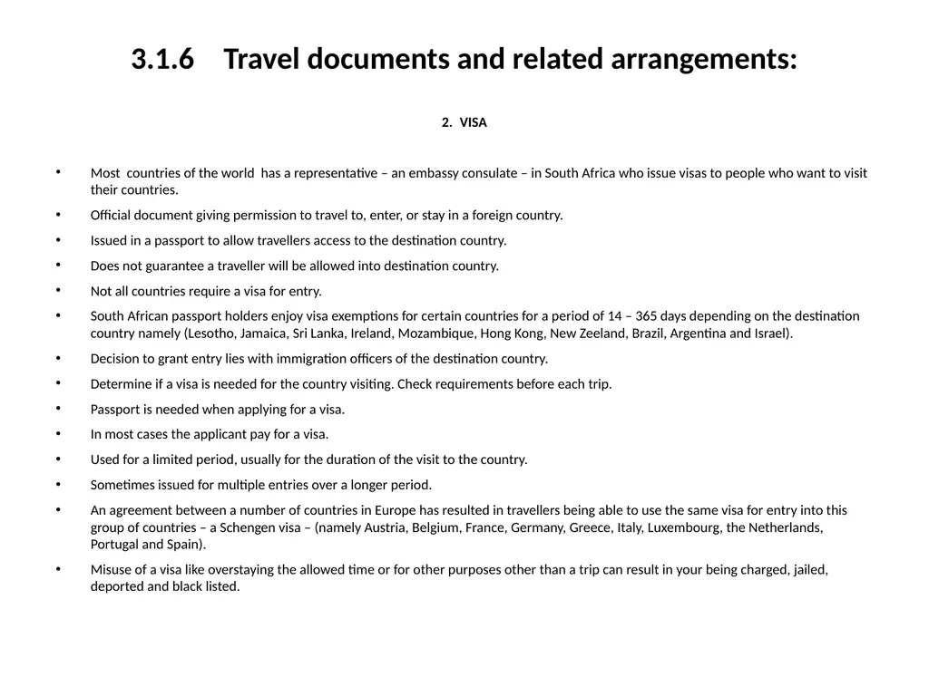 OFFICE PRACTICE N5 TOPIC 5: ASSISTING WITH TRAVEL - slide 17 of 34