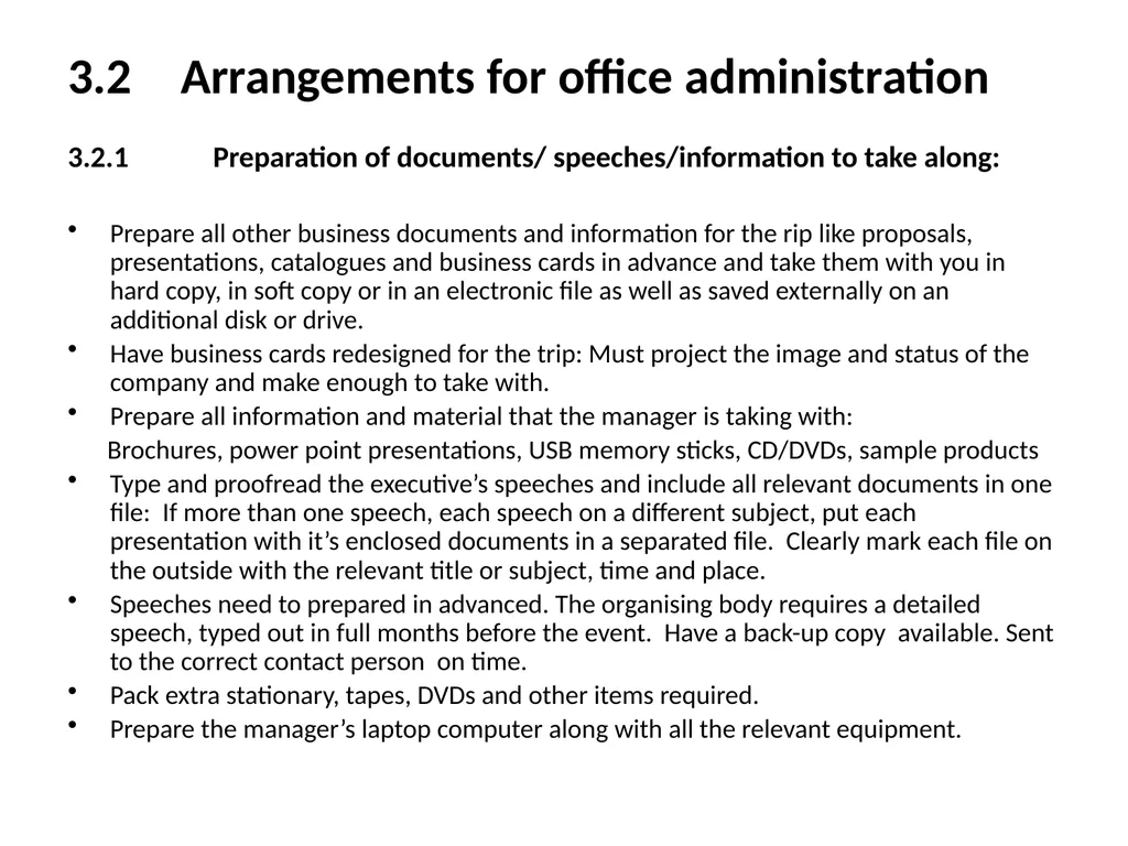OFFICE PRACTICE N5 TOPIC 5: ASSISTING WITH TRAVEL - slide 27 of 34