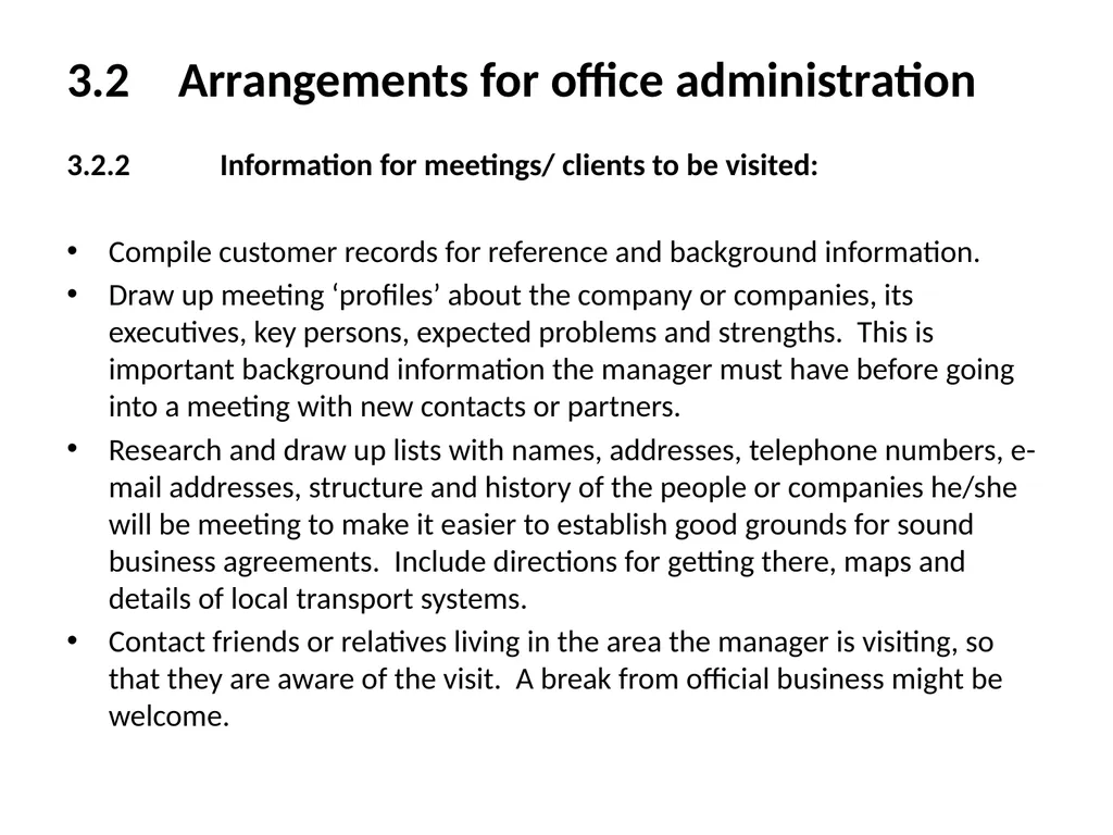 OFFICE PRACTICE N5 TOPIC 5: ASSISTING WITH TRAVEL - slide 28 of 34