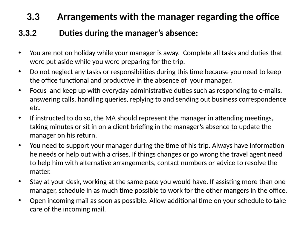 OFFICE PRACTICE N5 TOPIC 5: ASSISTING WITH TRAVEL - slide 32 of 34
