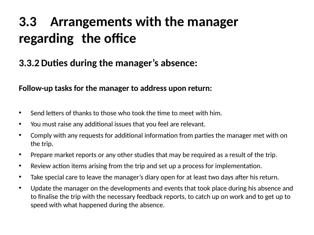 OFFICE PRACTICE N5 TOPIC 5: ASSISTING WITH TRAVEL - slide 34 of 34
