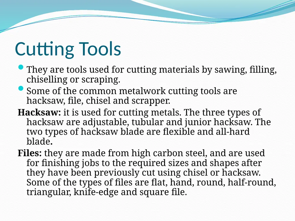 METALWORK TOOLS Marking out Tools Measuring Tools - slide 6 of 11