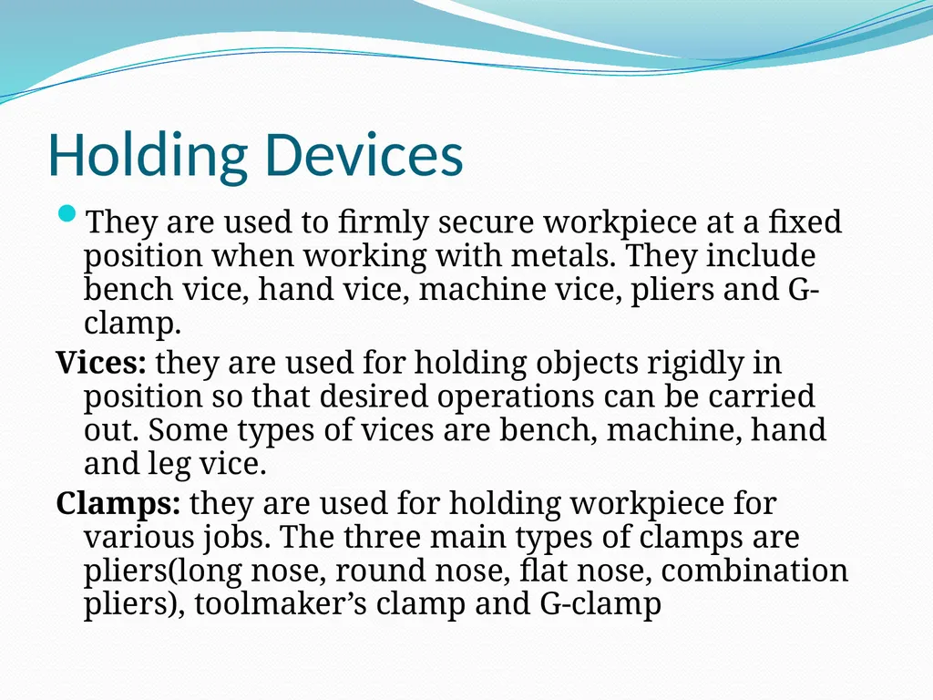 METALWORK TOOLS Marking out Tools Measuring Tools - slide 10 of 11