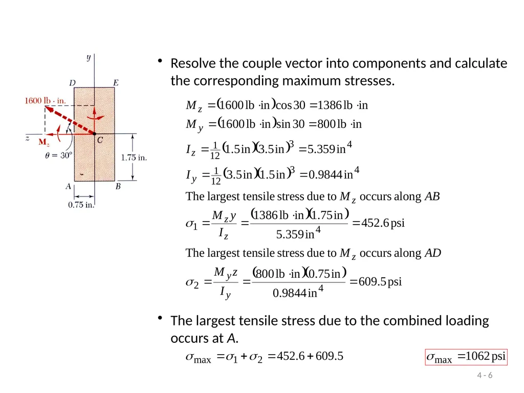 Exam II-solution 4 problems 4 - 2 4 - 3 - slide 6 of 12
