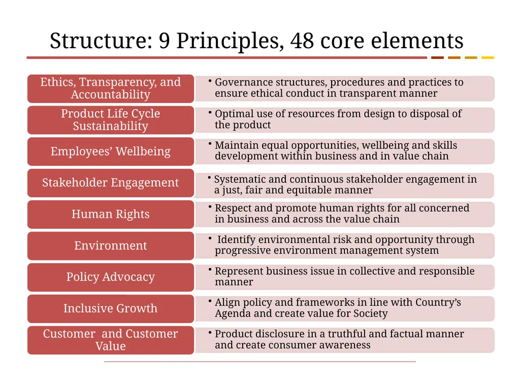 Business Responsibility Guidelines for Coke based - slide 3 of 16