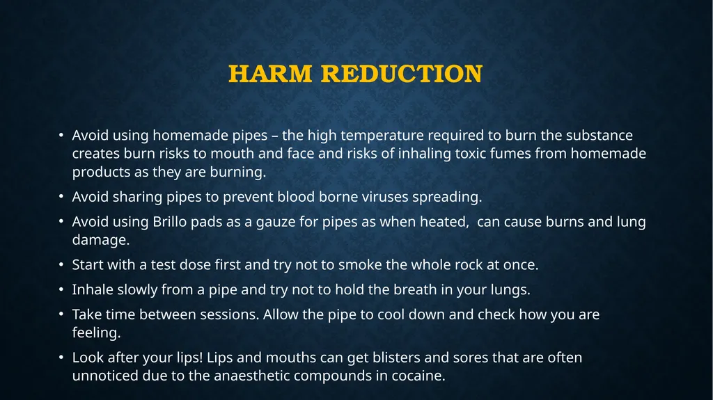 Crack cocaine what is it? What does it do? - slide 16 of 19