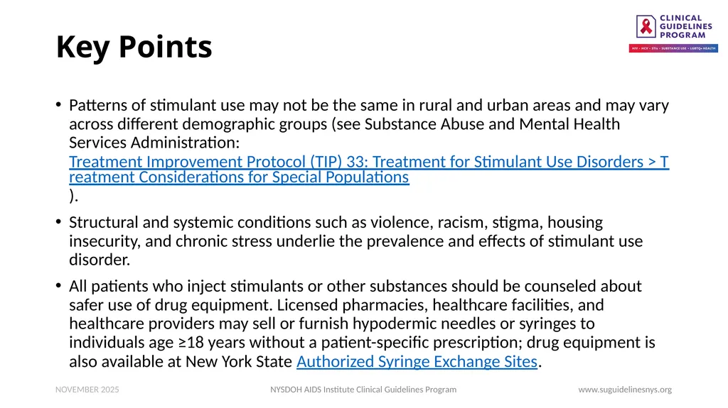 Clinical Guidance: Stimulant Use - slide 3 of 20