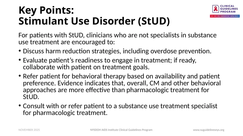 Clinical Guidance: Stimulant Use - slide 16 of 20