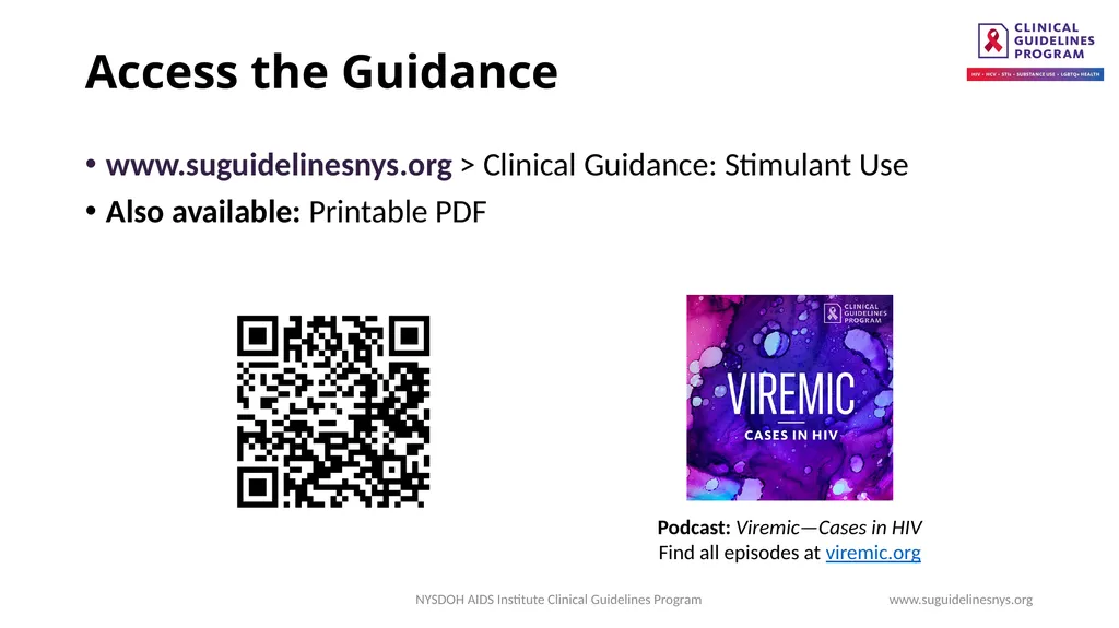 Clinical Guidance: Stimulant Use - slide 20 of 20