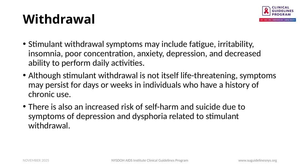 Clinical Guidance: Stimulant Use - slide 14 of 20