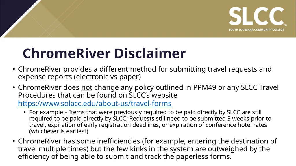 ChromeRiver Paperless Travel Management - slide 2 of 33