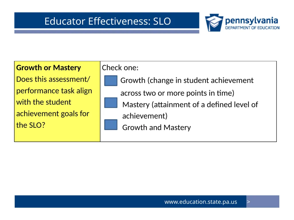Measuring Educator Effectiveness for Music - slide 41 of 56