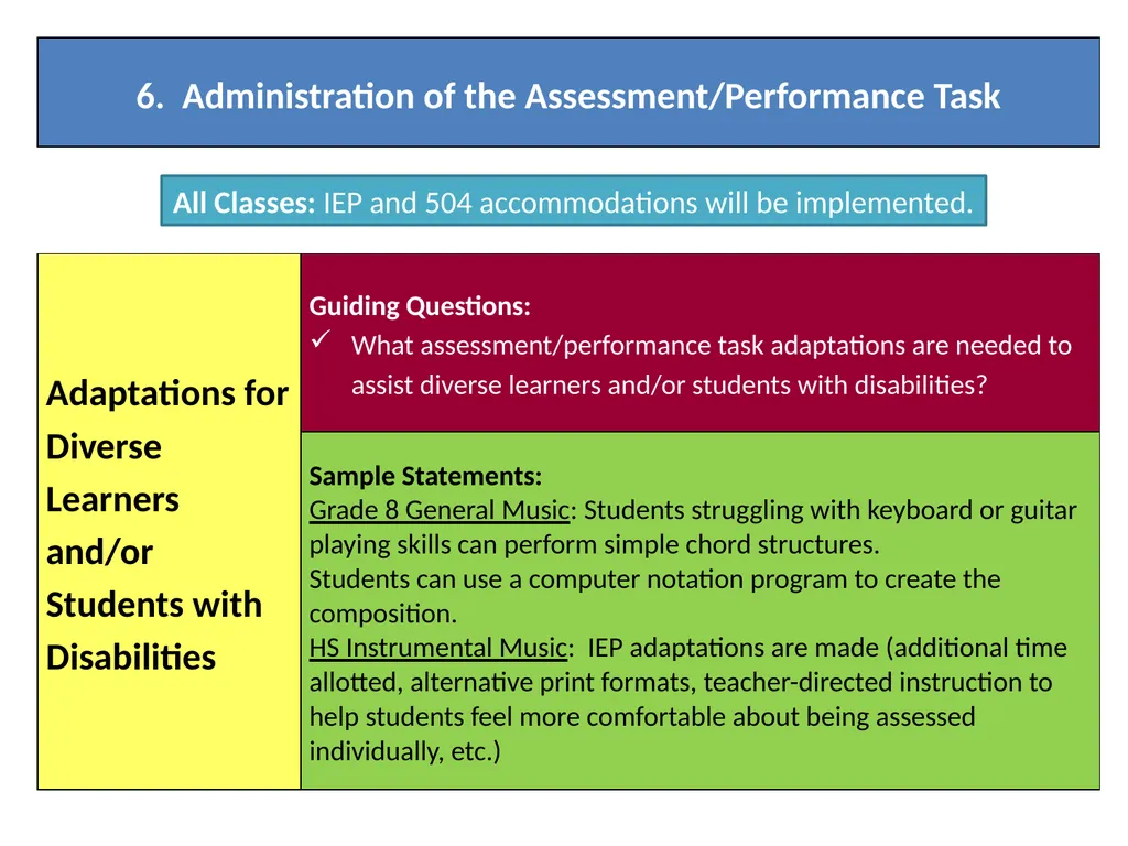 Measuring Educator Effectiveness for Music - slide 44 of 56