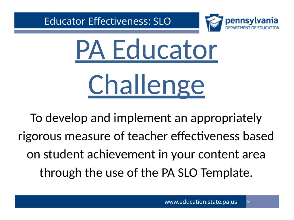 Measuring Educator Effectiveness for Music - slide 27 of 56