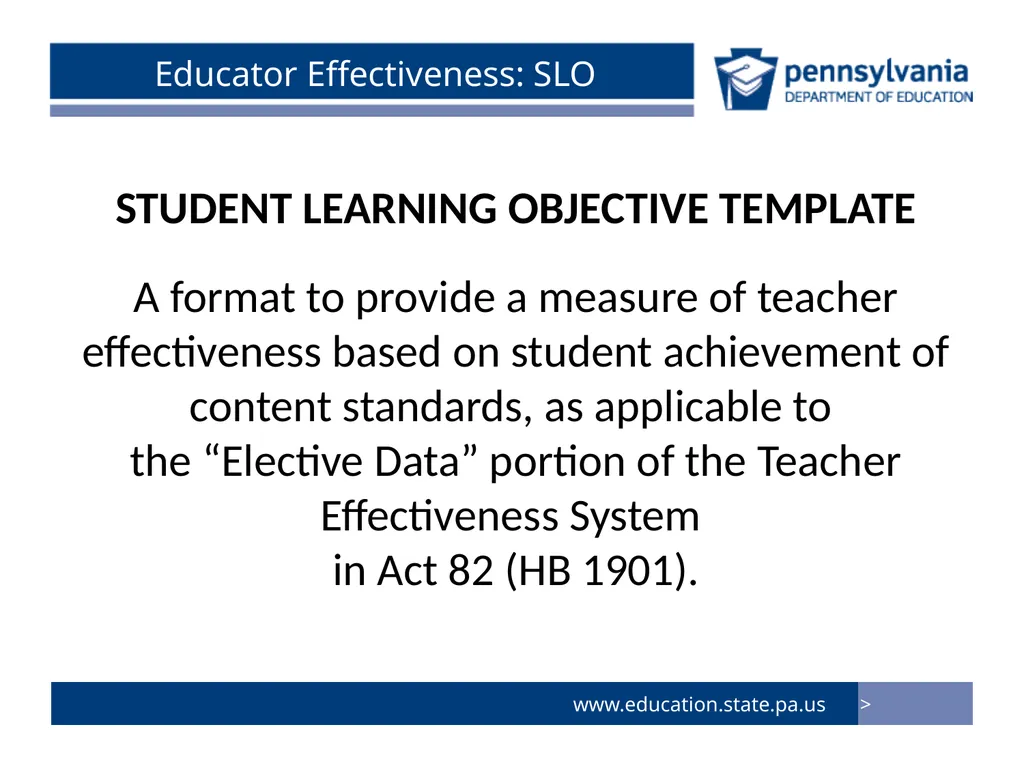 Measuring Educator Effectiveness for Music - slide 29 of 56