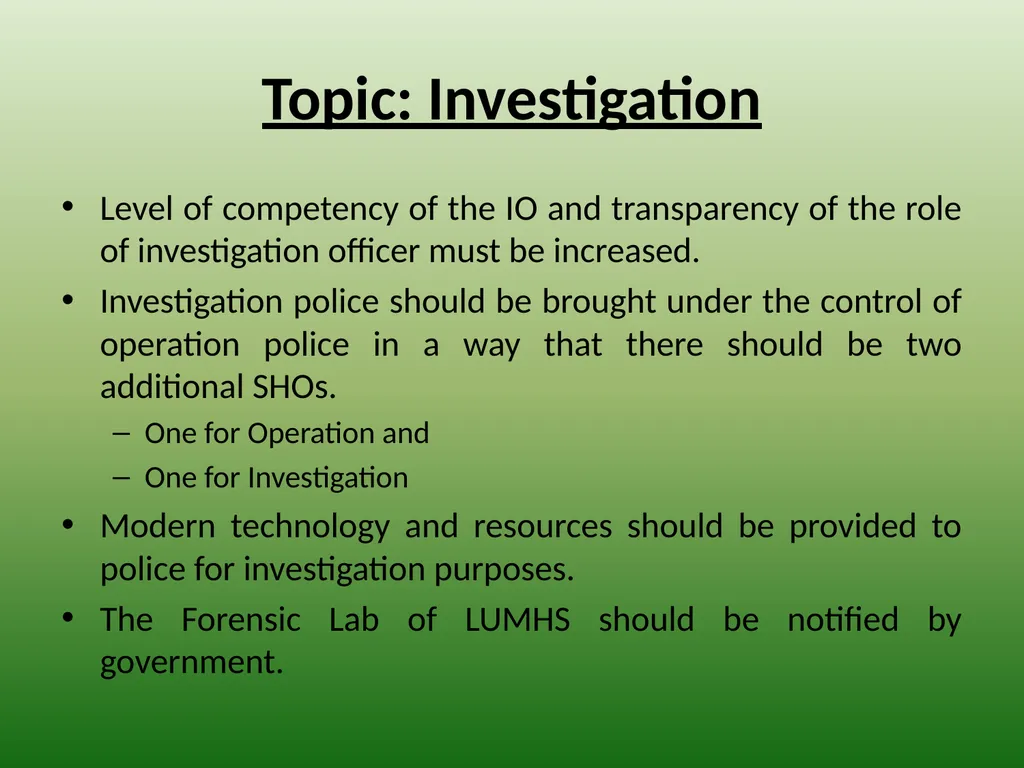 Suggestions & Declarations of Working Group Topic: - slide 2 of 2
