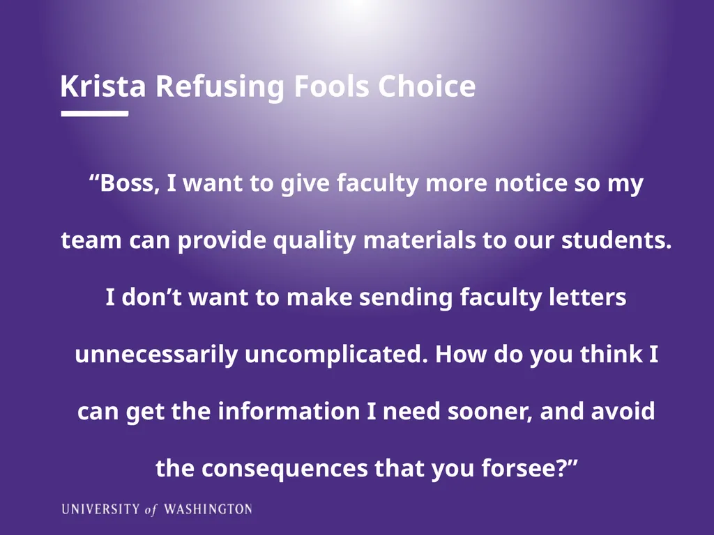 Krista Greear greeark@uw.edu Assistant Director, - slide 15 of 41