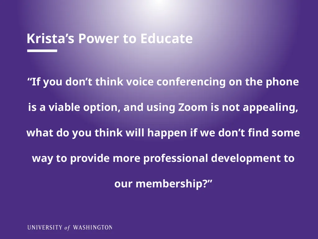 Krista Greear greeark@uw.edu Assistant Director, - slide 29 of 41