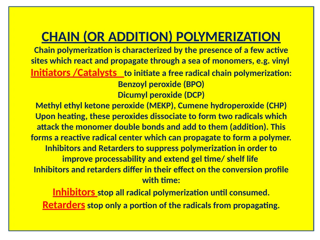 Advance Polymer Science INTRODUCTION TO POLYMERS - slide 12 of 26