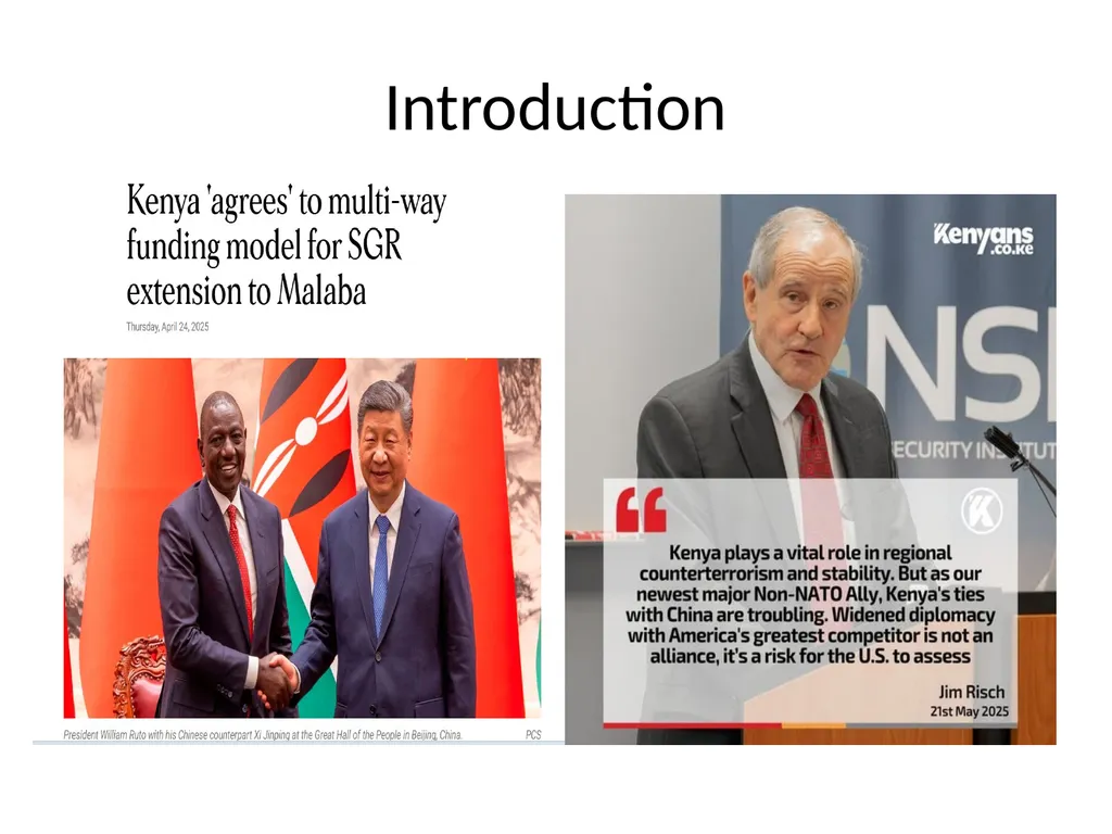 Kenya-United States Foreign Relations in - slide 2 of 10