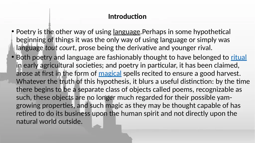 The Basic Elements of Poetry and Air Castles. - slide 9 of 18