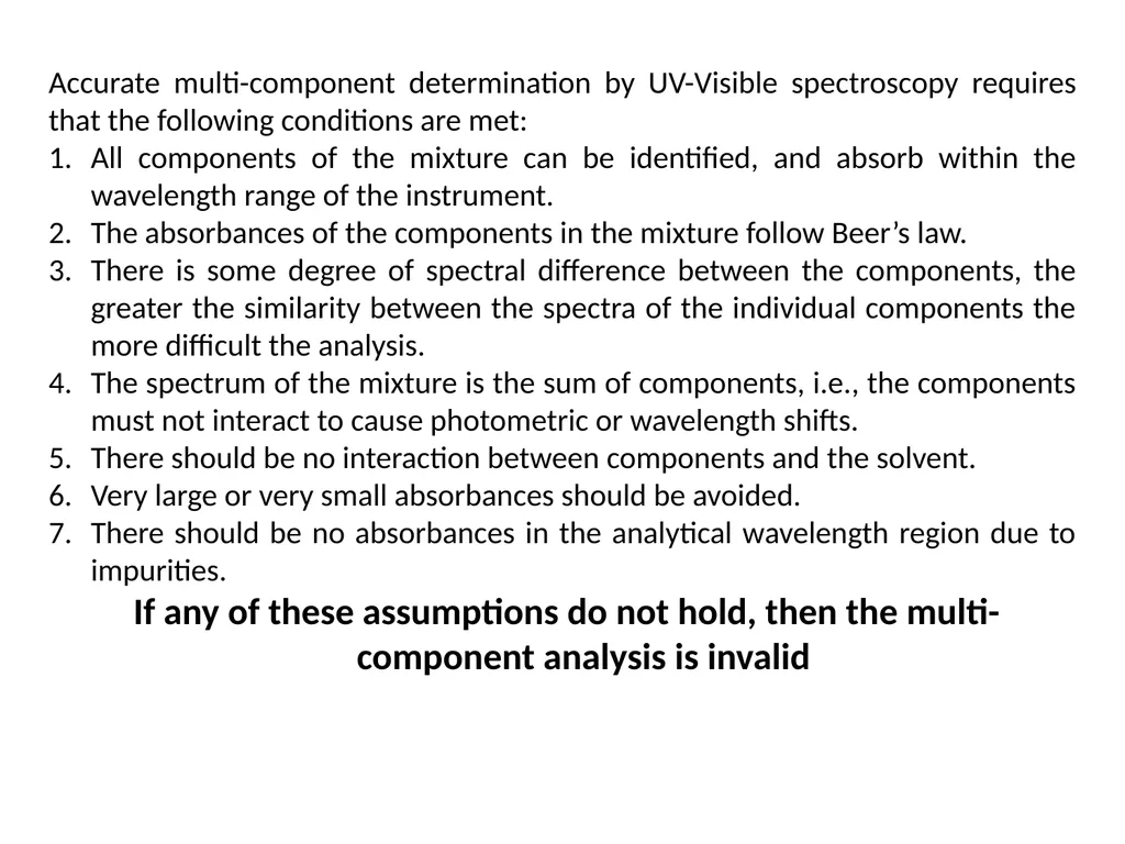 1. UV-Vis. Spectroscopy Fundamentals of - slide 54 of 62