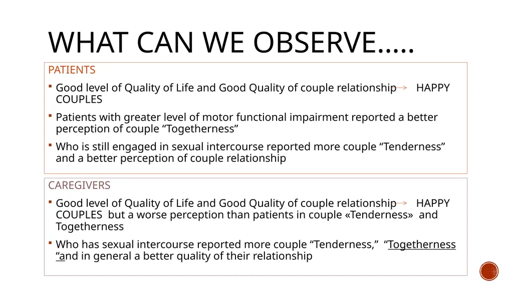GIVING VOICE TO SEXUALITY IN ALS Sexuality is - slide 7 of 11