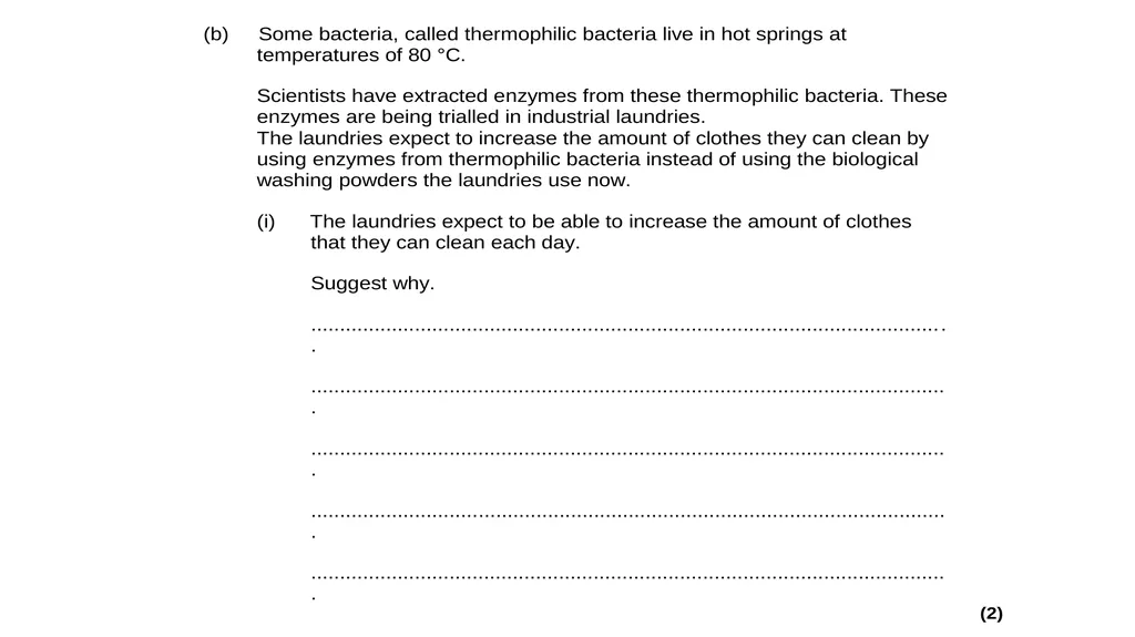 Biology Unit 2 Organisation Describe & explain - slide 17 of 34