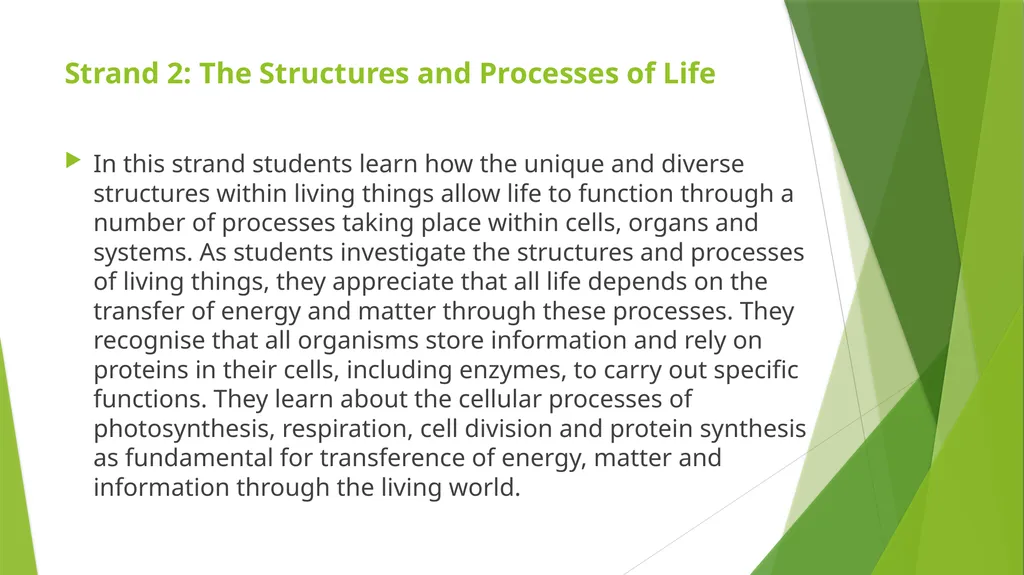 Leaving Certificate Biology – New Specification - slide 10 of 17