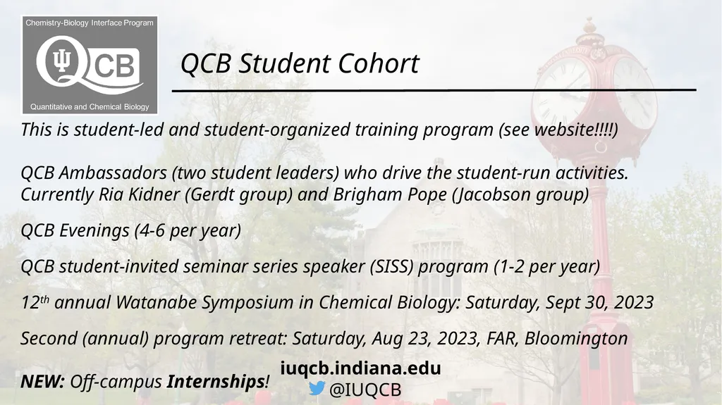 Chemistry-Biology Interface Program Quantitative - slide 6 of 7
