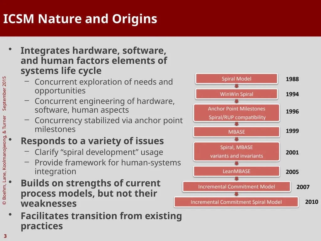 The Incremental Commitment Spiral Model as Applied - slide 3 of 29