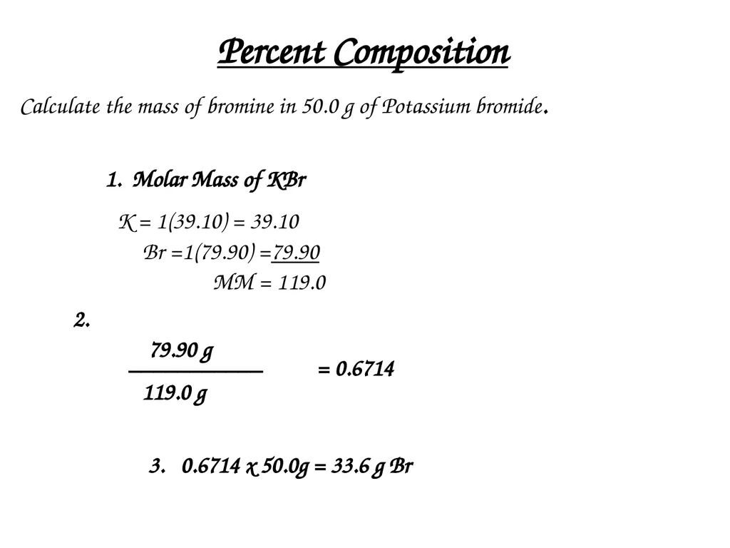 Percent Composition, Empirical Formulas, Molecular - slide 7 of 29