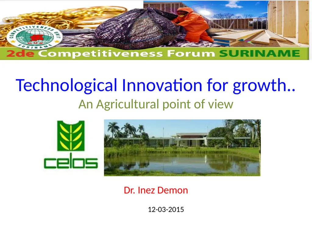 Technological Innovation for growth.. An - slide 1 of 11