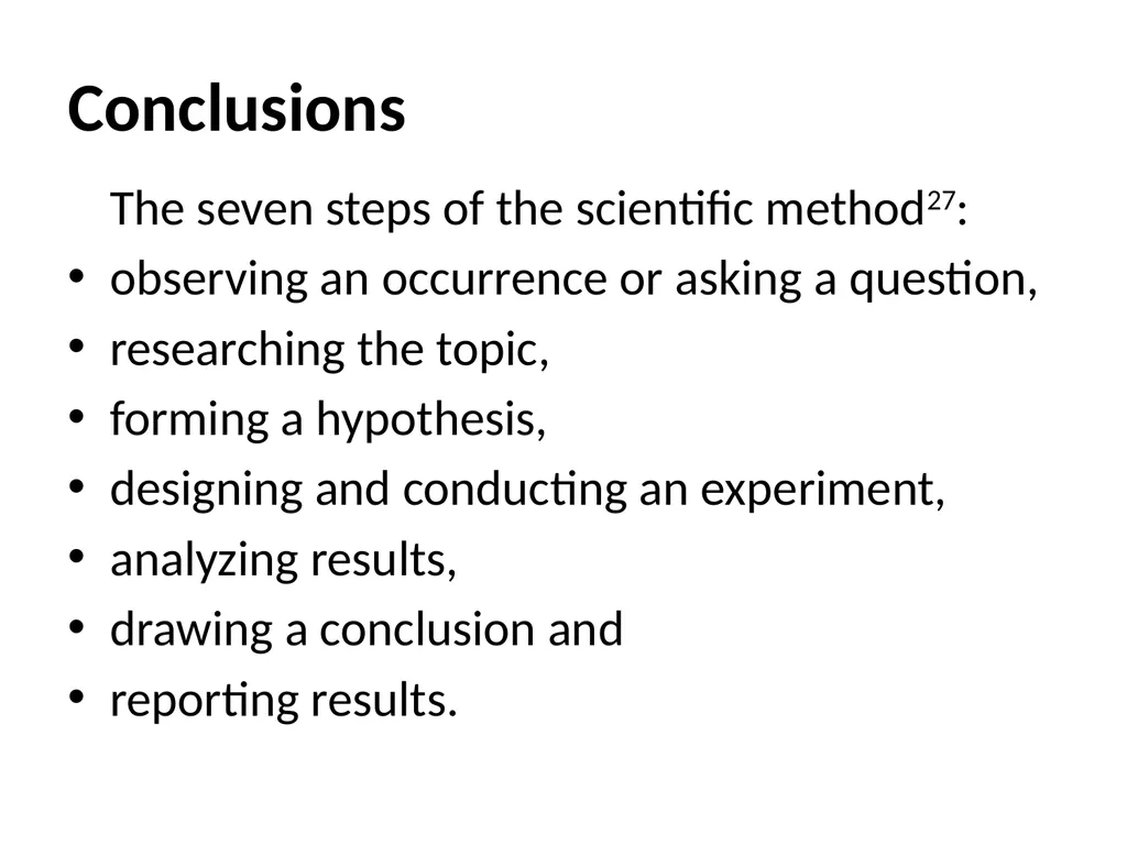 Research Methods in the Sciences Prof. Anthony A. - slide 39 of 41