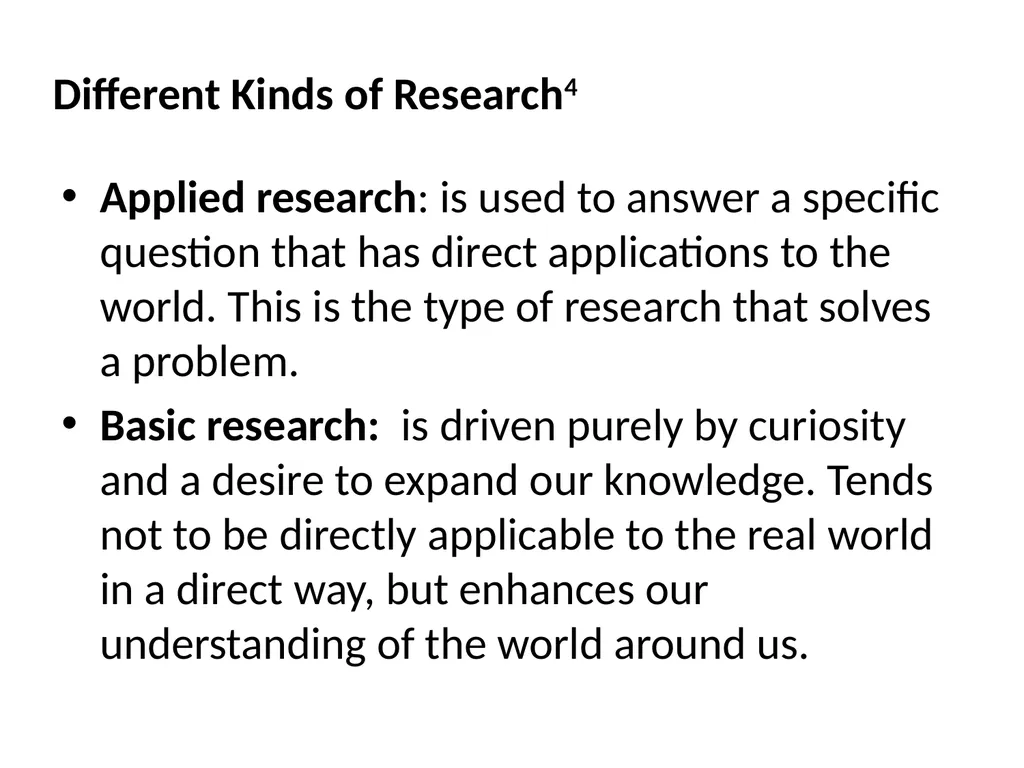 Research Methods in the Sciences Prof. Anthony A. - slide 5 of 41