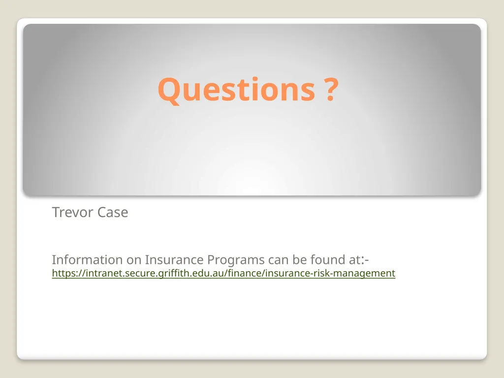Emerging Risks that keep you Awake at Night Trevor - slide 11 of 11