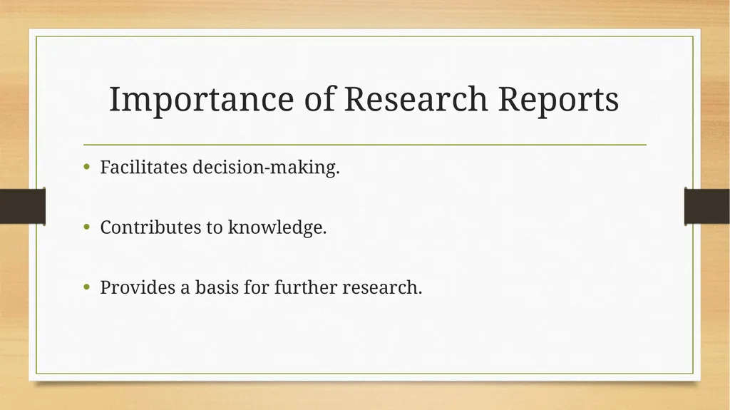 Introduction to Research Report Writing - slide 3 of 15