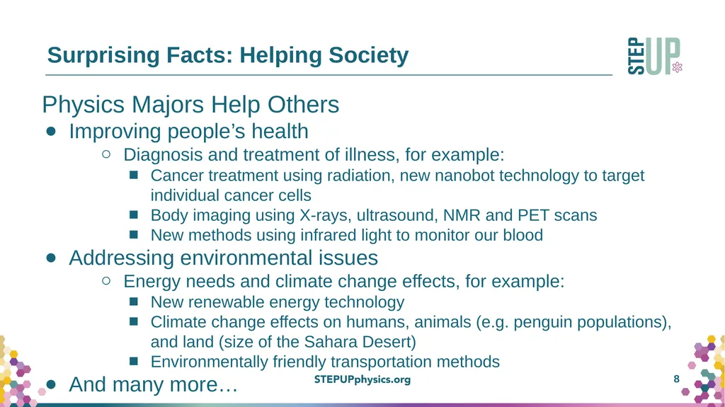 Bachelors Degrees in Physics: What you didn’t know - slide 8 of 13