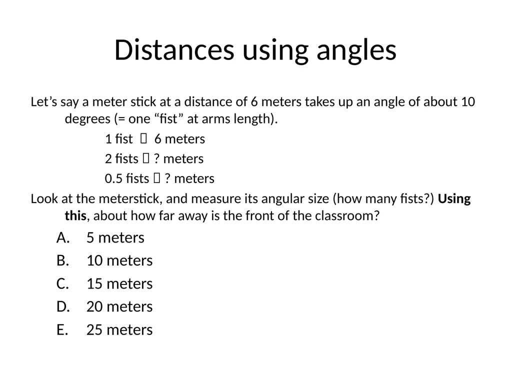 Distances to Astronomical Objects Recap Canvas - slide 8 of 19